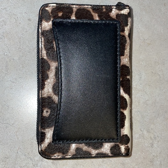 MICHAEL MICHAEL KORS Small Leopard Print Calf Hair Wallet - Picture 6 of 8